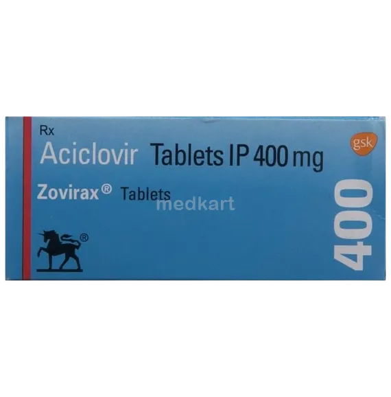 zovirax 400mg tablet 10's